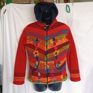 SK Noor & Sons Cotton Hoodie, Fleece Lined, M, 20" PTP